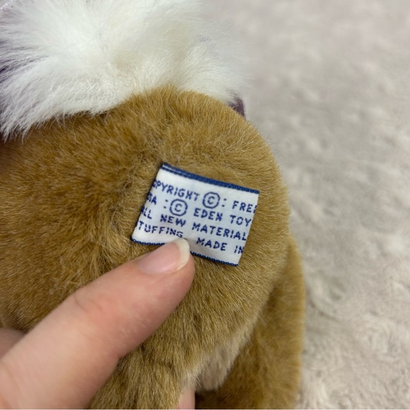 Eden Toys Cottontail Bunny Rabbit Plush Stuffed Animal Beatrix Potter Purple - Picture 8 of 12